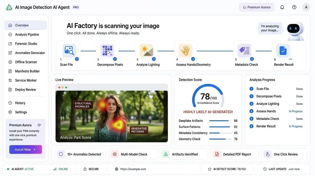 AI Security Game Master — example of the AI tool dashboard software